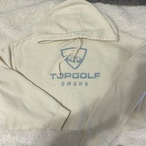 Cropped Top Golf Hoodie